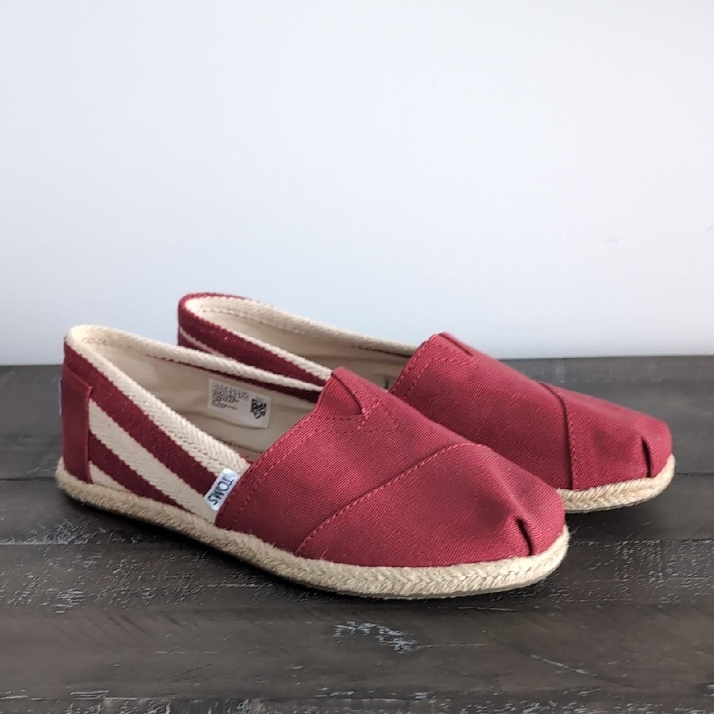 Toms Red Espadrilles for Women